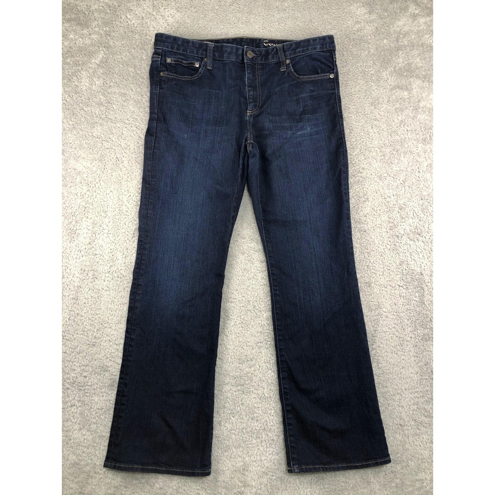 Gap 1969 Jeans Womens 32 Short (35x30) Blue Perfect Boot Denim